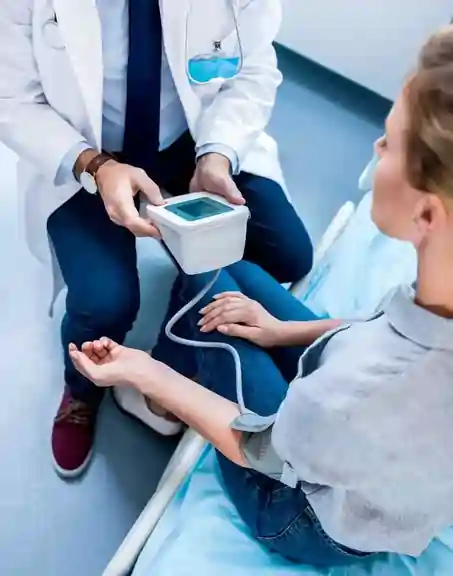 Doctor Checking Pressure